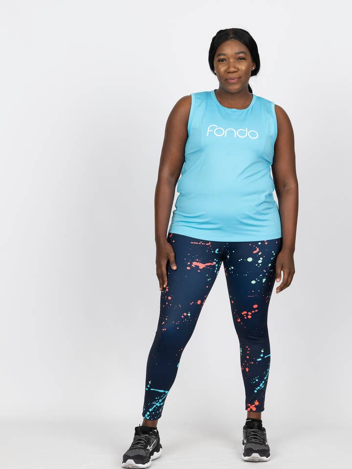 Leggings a vita alta con tasca per telefono 7/8s | Splat per la vendita all'ingrosso da parte di Fondo