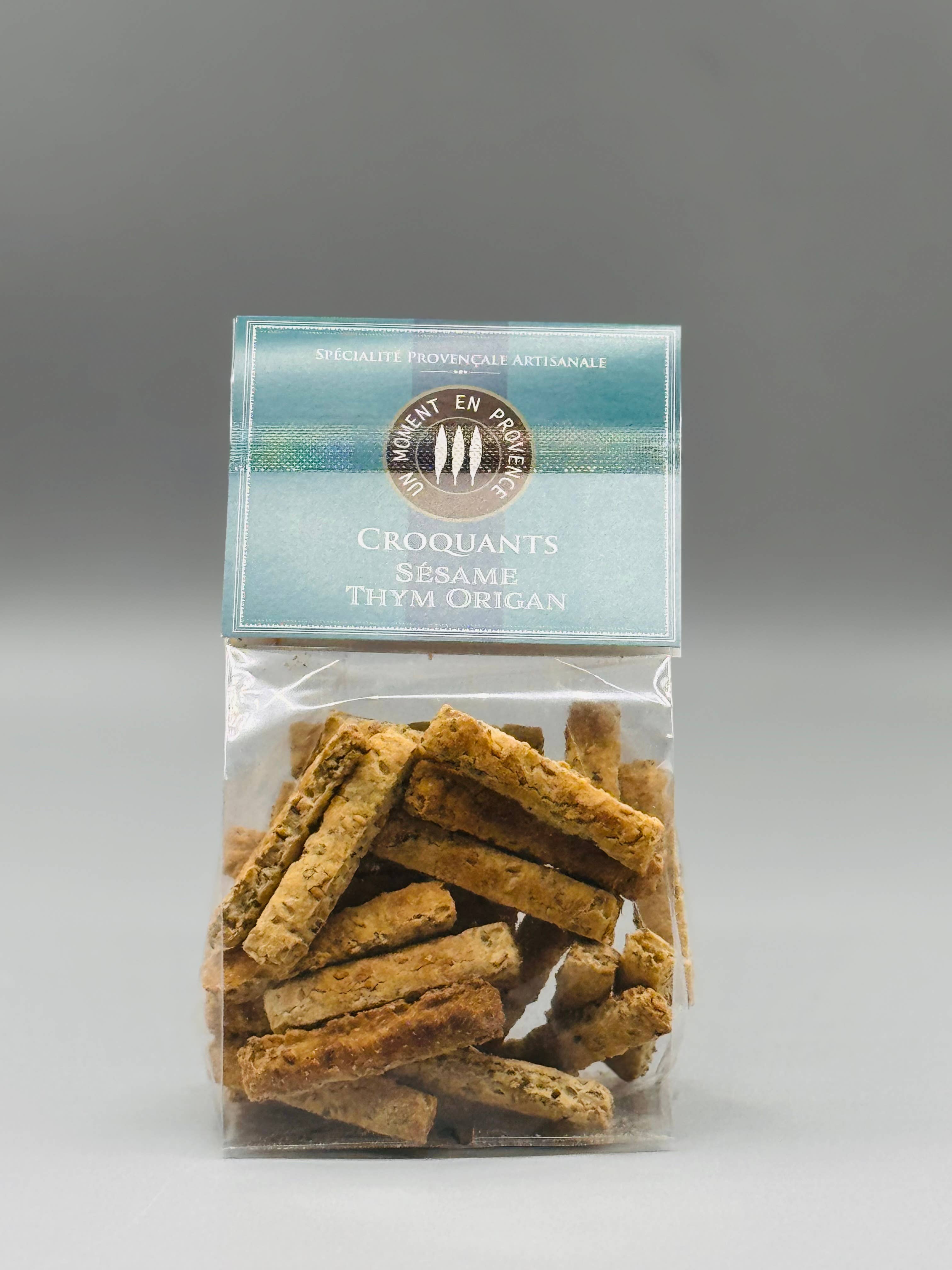 UN MOMENT EN PROVENCE - Wholesale Crackers - Crunchy Sesame Thyme Oregano in 100g 🌿✨1