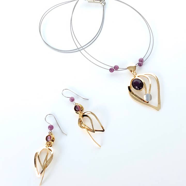 Christophe Poly / Crono Design - Vente Parures de bijoux - ENSEMBLES Préemballés (DFY1) - 6xColliers17'' & Ensembles d'Oreilles & Présentoirs Gratuits35