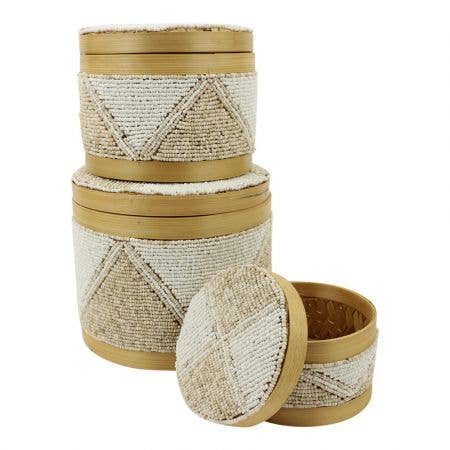 Treasure Hunt Amsterdam - Vendita all'ingrosso Decorazioni da tavolo - Set di Offerte Balinesi AYANA 3 | bambù - perline1