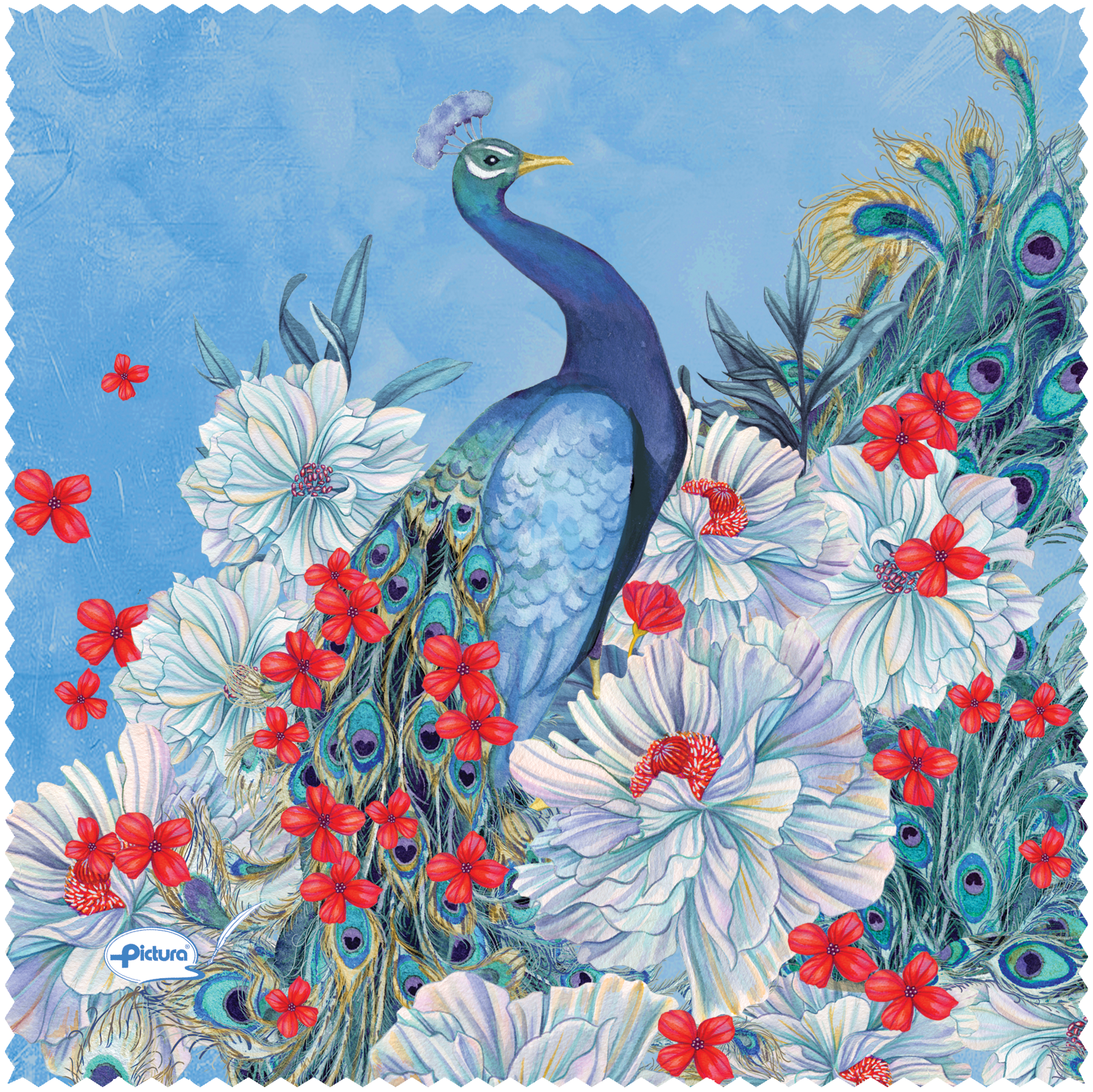 Party Partners - Vendita all'ingrosso Detergenti per lenti - Panno Intelligente Peacock1