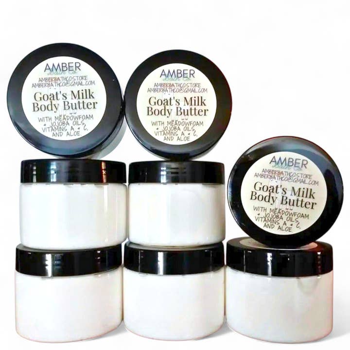 Goat's Milk Body Butter | 70 Scent Options for wholesale by Amber Bath Co