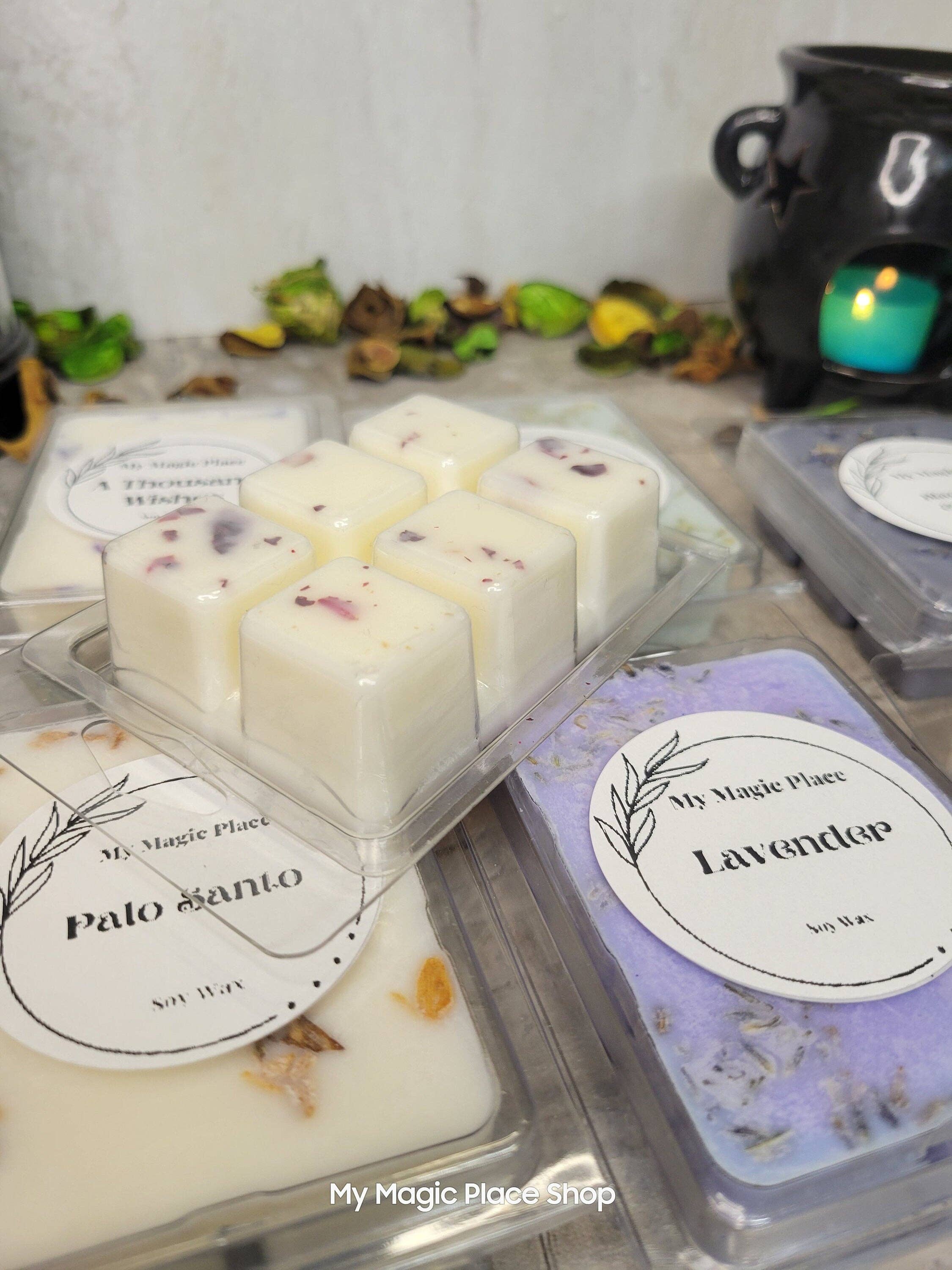 My Magic Place Shop - Wholesale Wax Melt - Natural Soy wax melts, soy wax with flowers handmade, Spring2