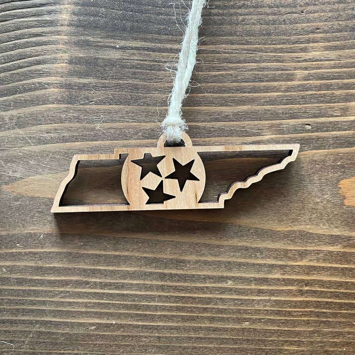 Made by One32 - Wholesale Ornament - Tennessee Tristar Ornament