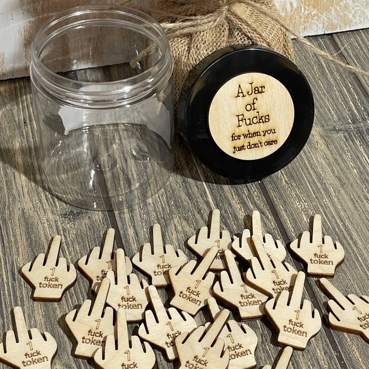 The Lantern Boutique - Wholesale Gag Gift/Novelty Gift - A jar of fucks - Gag Gift - Funny Gift