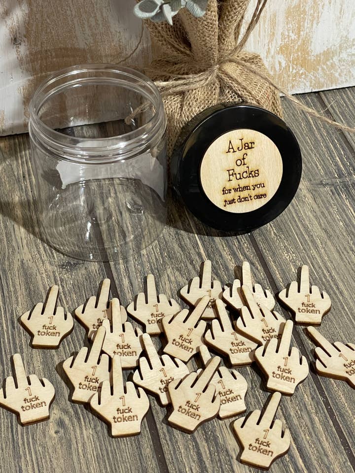 A jar of fucks - Gag Gift - Funny Gift for wholesale by The Lantern Boutique