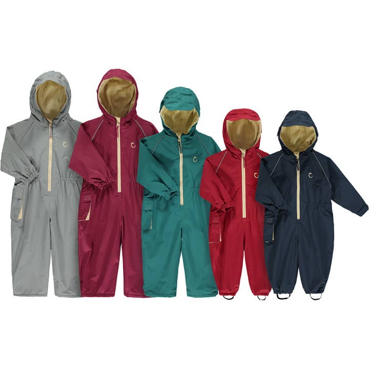 Hippychick – wholesale Jumpsuit – Kids – HC Waterproof Fleeced All-In-One Cool Grey 4-5yrs1