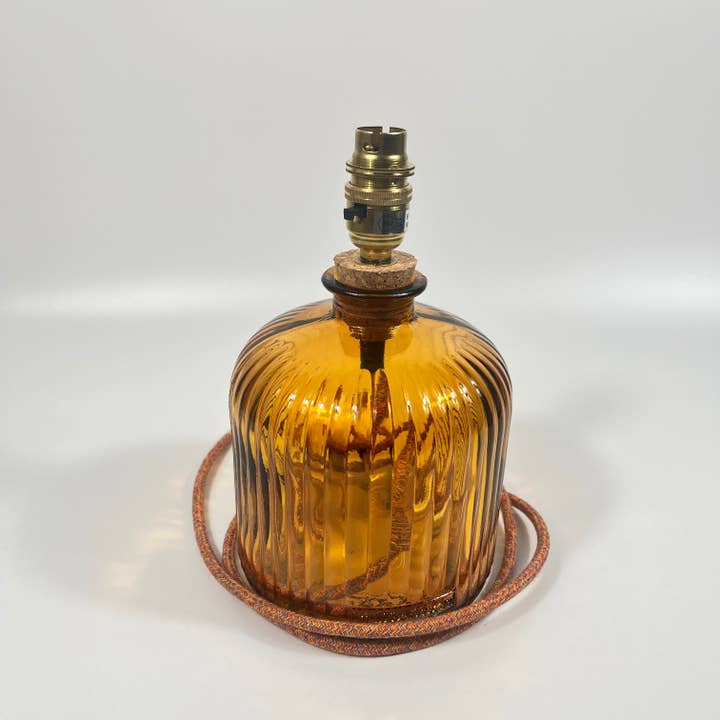 Jarapa – wholesale Accent/desk lamp – Recycled Glass 24cm Apothecary Lamp5