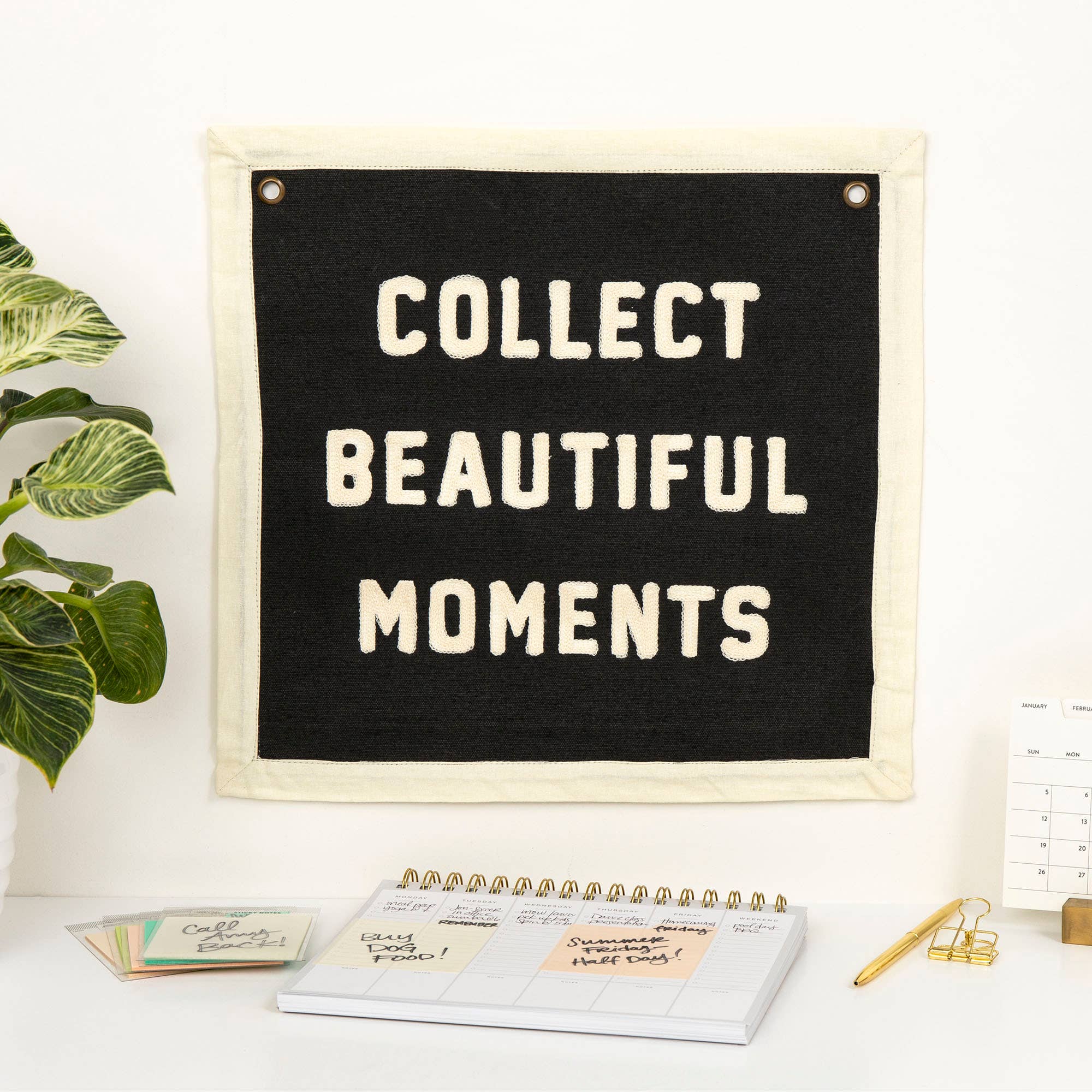 Studio Calico - Wholesale Banner - Beautiful Moments Embroidered Canvas Banner