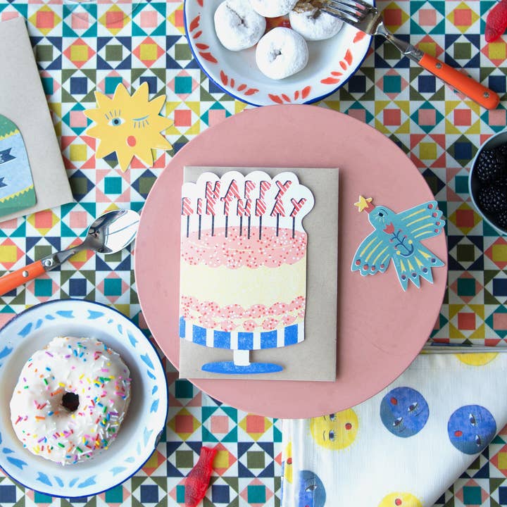 Isatopia - Wholesale Everyday greeting card - Messenger Bird Mini Cards - box of 62