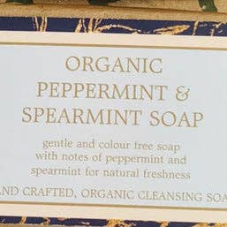 Organic Range ORGANIC PEPPERMINT and SPEARMINT OIL SOAP PACK for wholesale by The Soap Loaf Company