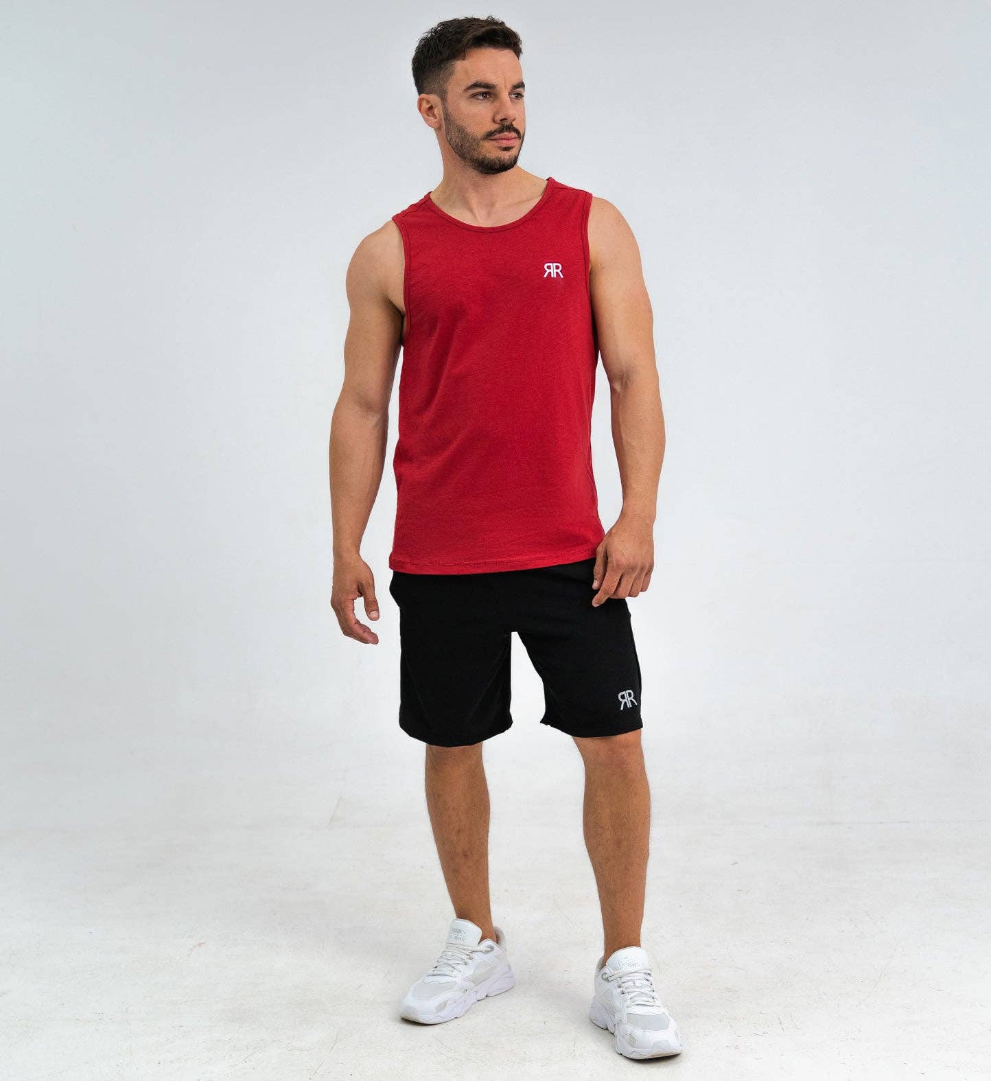 Red Raven Gymwear – wholesale Tank top – Men's – ESSENTIAL SLEEVELESS T-SHIRT RELAXED6