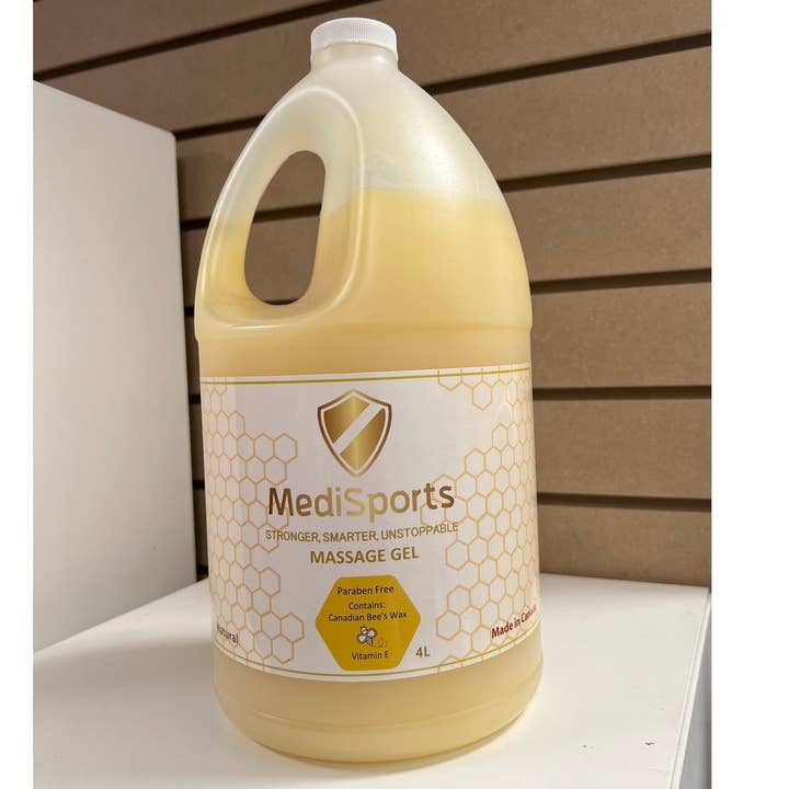 Gel de massage naturel MediSports - 4 litres pour la vente par Medisports