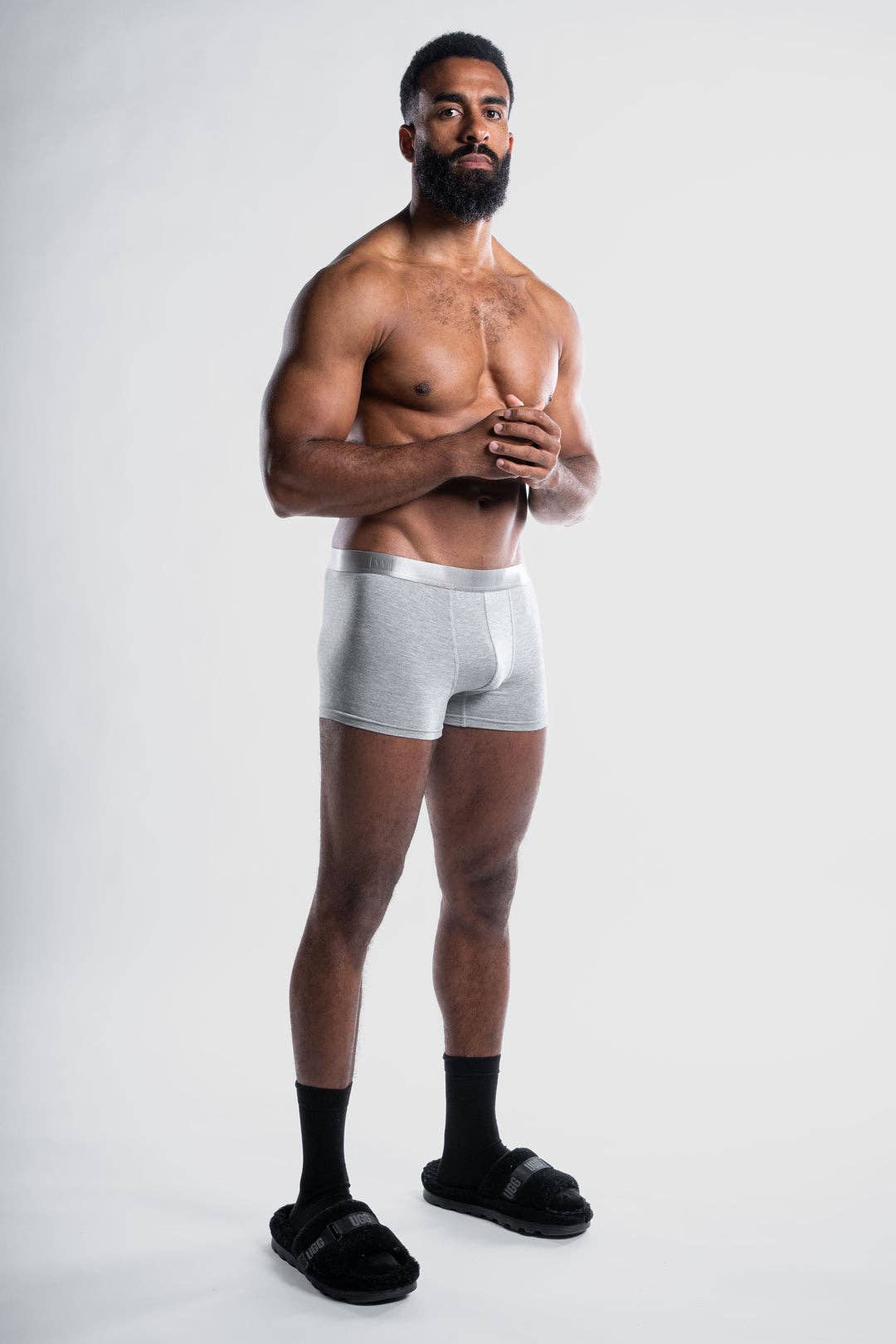 Weard AB – Roupa interior - Homem por atacado – Fine Ass Boxers | kit com 2 - cinza6