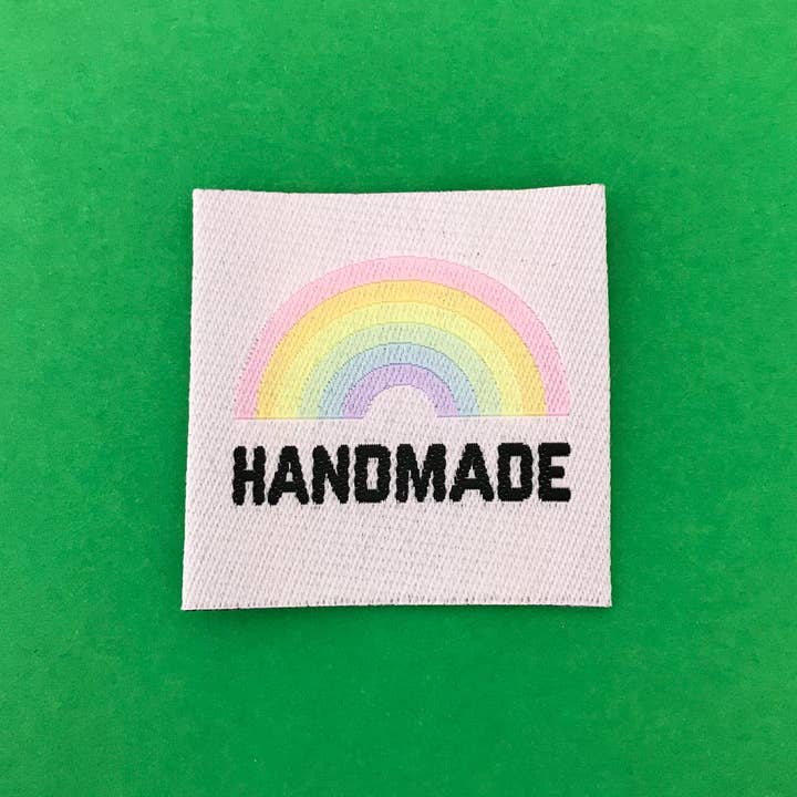 Hand Over Your Fairy Cakes – wholesale Craft supplies – "Handmade" Rainbow Clothing Label2