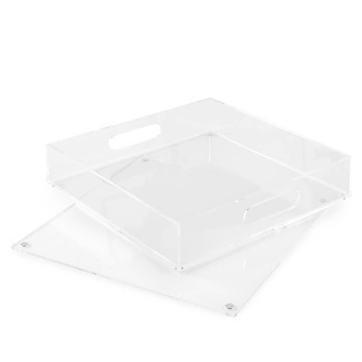 Huang Acrylic - Wholesale Decorative Tray - 12" Sq. Insertable Tray