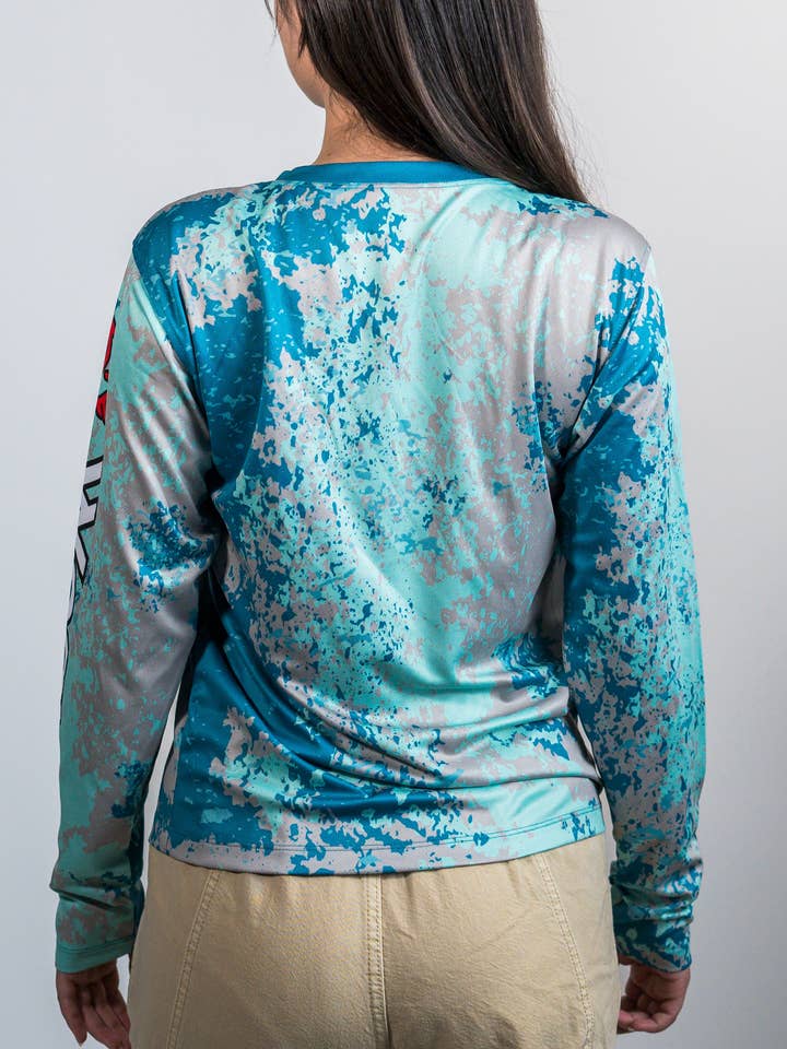 Chemise de Performance Aqua Drift pour Elle pour la vente par GoWeaver