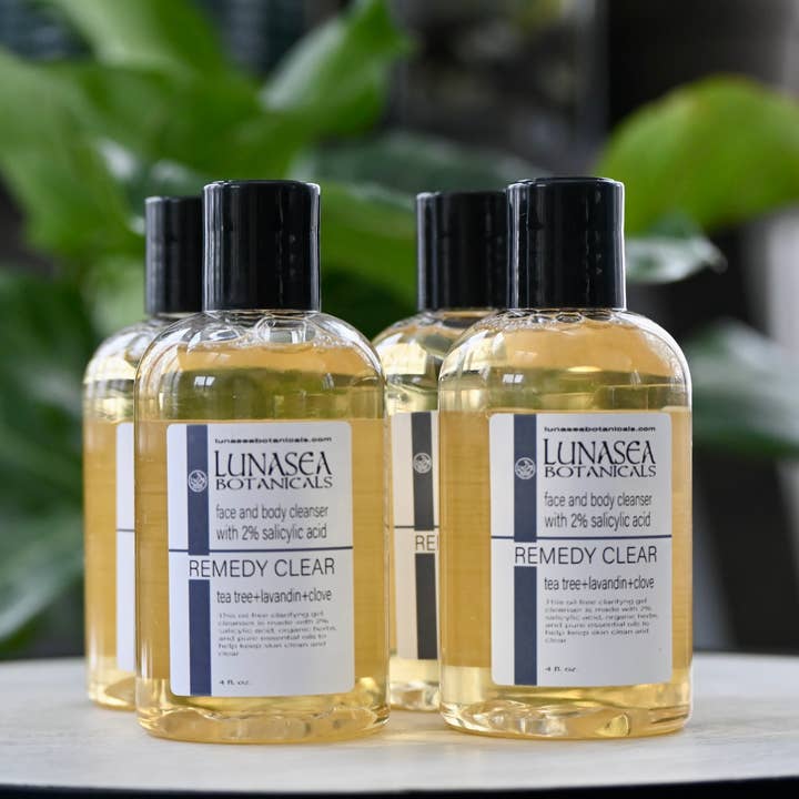 lunasea botanicals - Wholesale Facial cleanser - Remedy 2% Salicylic Acid Face and Body Cleanser3