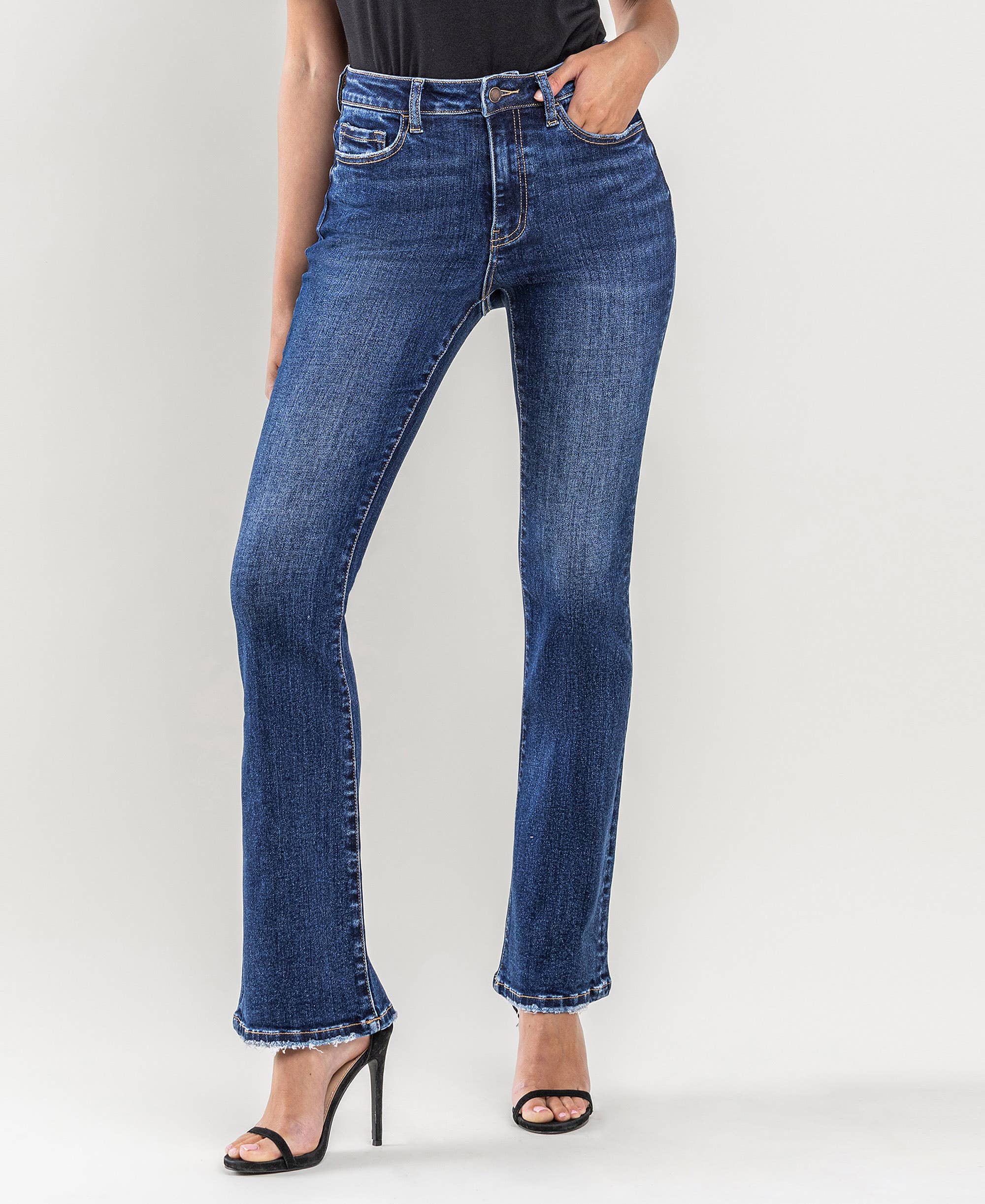 COMPLEMENTS HIGH RISE BOOTCUT JEANS LV1227 for wholesale on Faire1