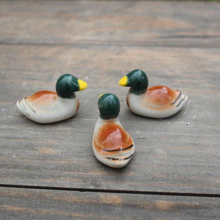 Gohobi （We cover U.S. import duties） - Wholesale Spoon Rest - Gohobi Green Mandarin Duck Chopstick Rest2