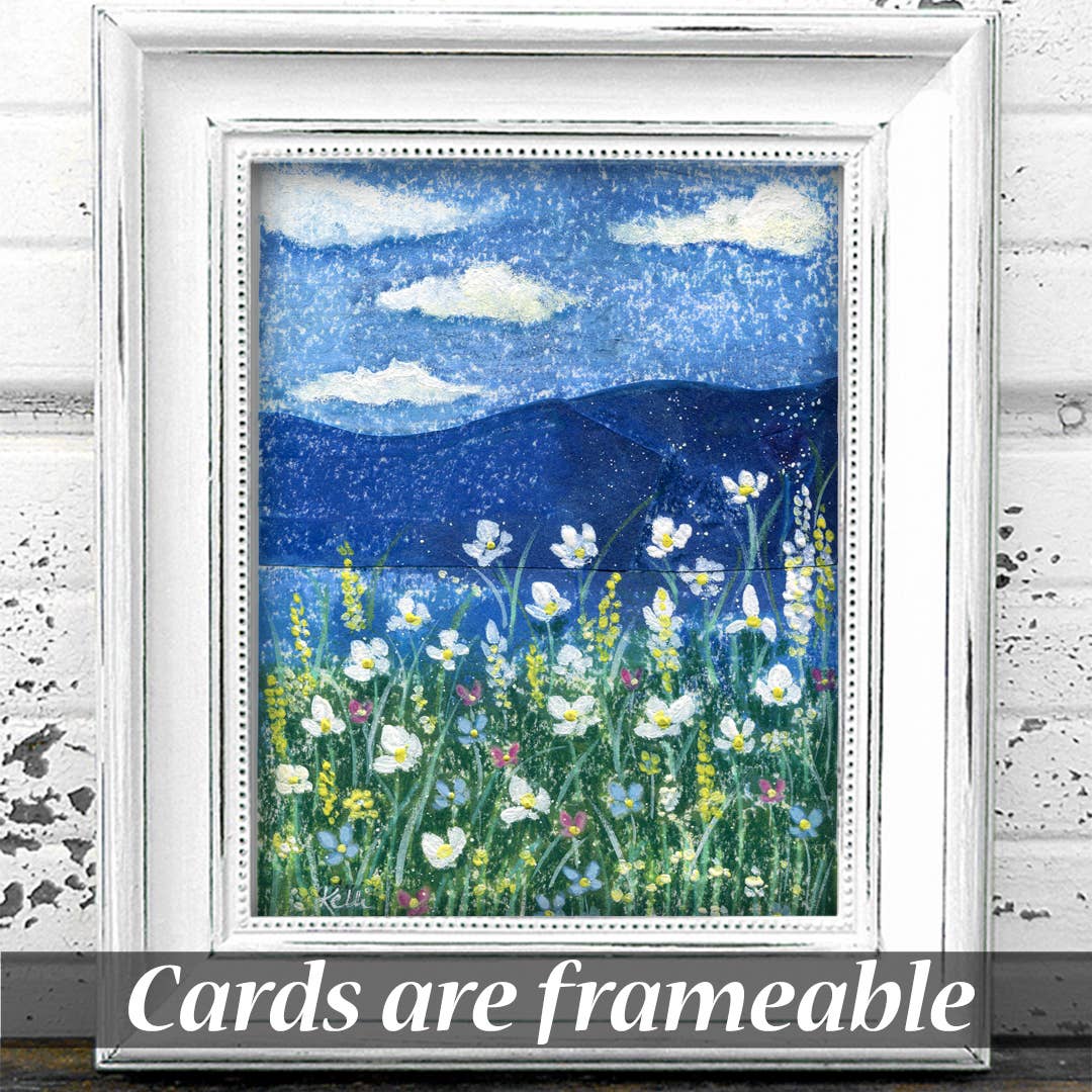 Kelli McNichols Art - Wholesale Everyday Greeting Card - Mountain Wildflowers2