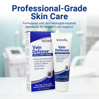 TriDerma Vein Defense Face & Body Cream for wholesale by TriDerma MD