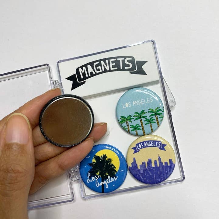 Made by Nilina - Vente Aimants - Ensemble d'aimants Los Angeles - LA California Souvenir2