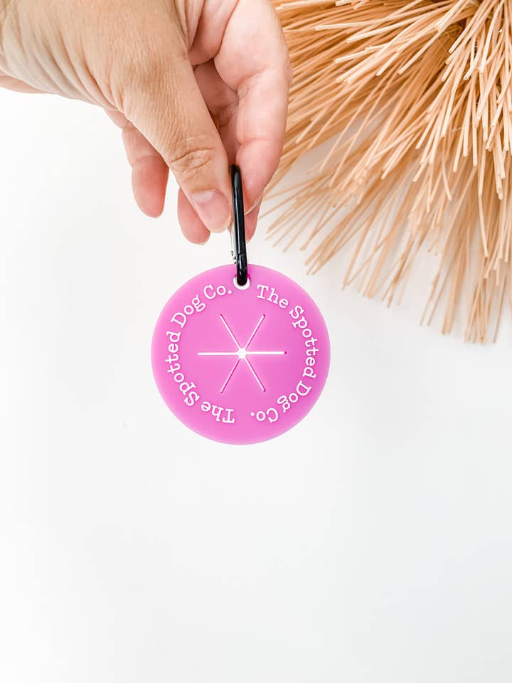 Lilac Poop Caddy for wholesale by The Spotted Dog Company