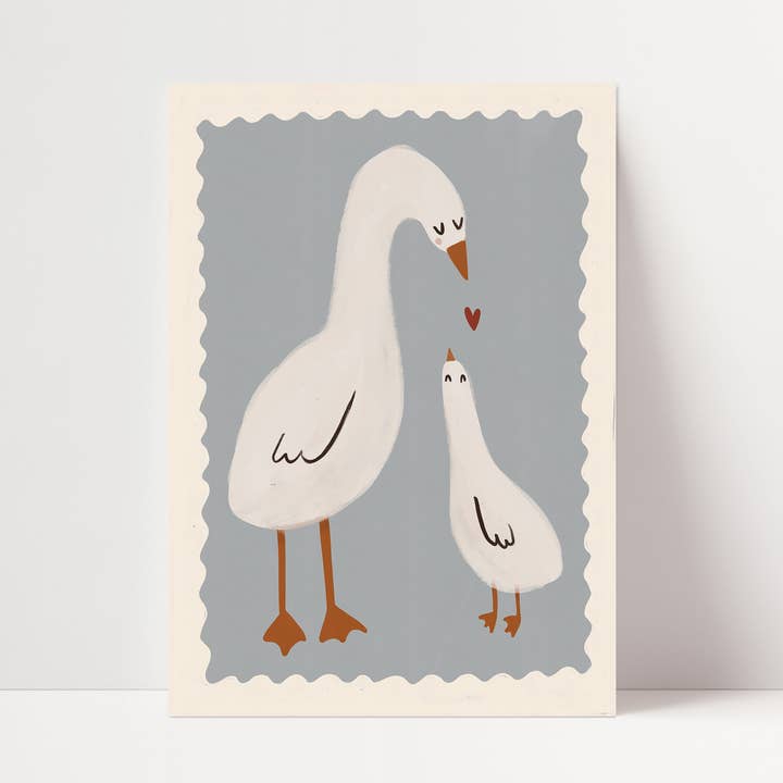 Mama Duck | Nursery Print | UNFRAMED for wholesale by SimplyExtraJordanary