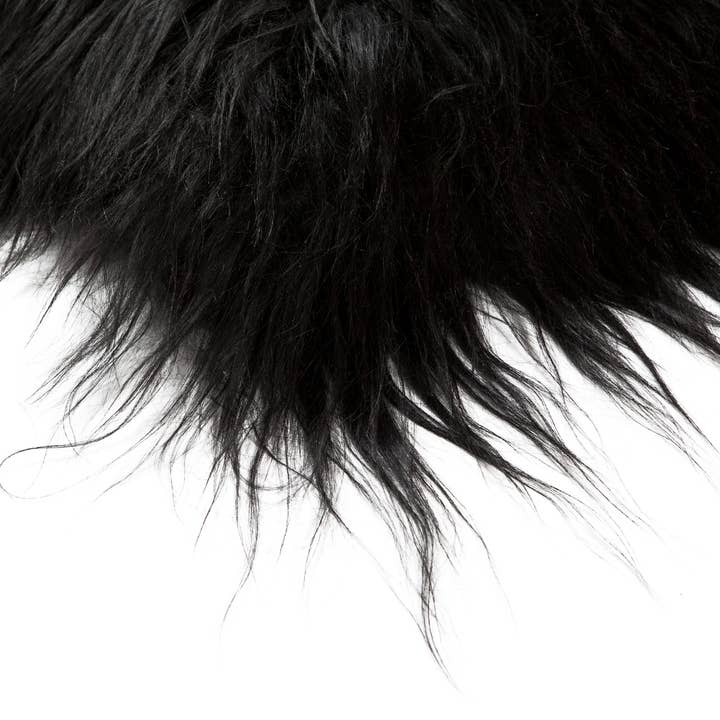 DYRESKINN® - Wholesale Chair/Sofa Slipcover - Chairpad Icelandic black (37X37cm)3