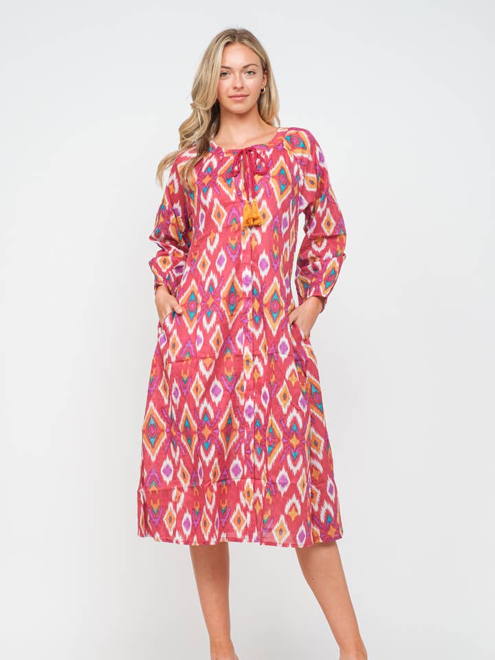 Vestido Estampado Alana por atacado de Raj Trading & Imports (USA) Inc.