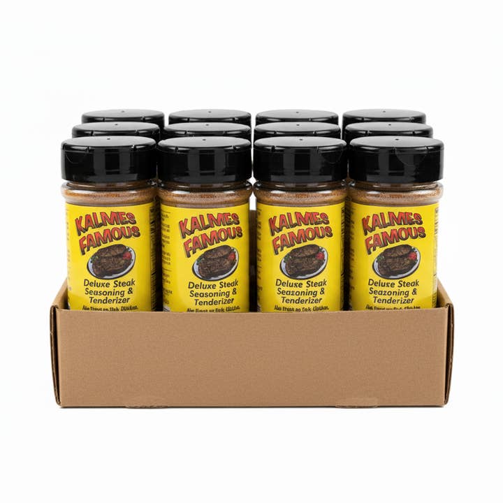 Kalmes Seasoning Case of 12 - Wholesale Bulk | 5.5oz Bottles for wholesale by Kalmes Foods