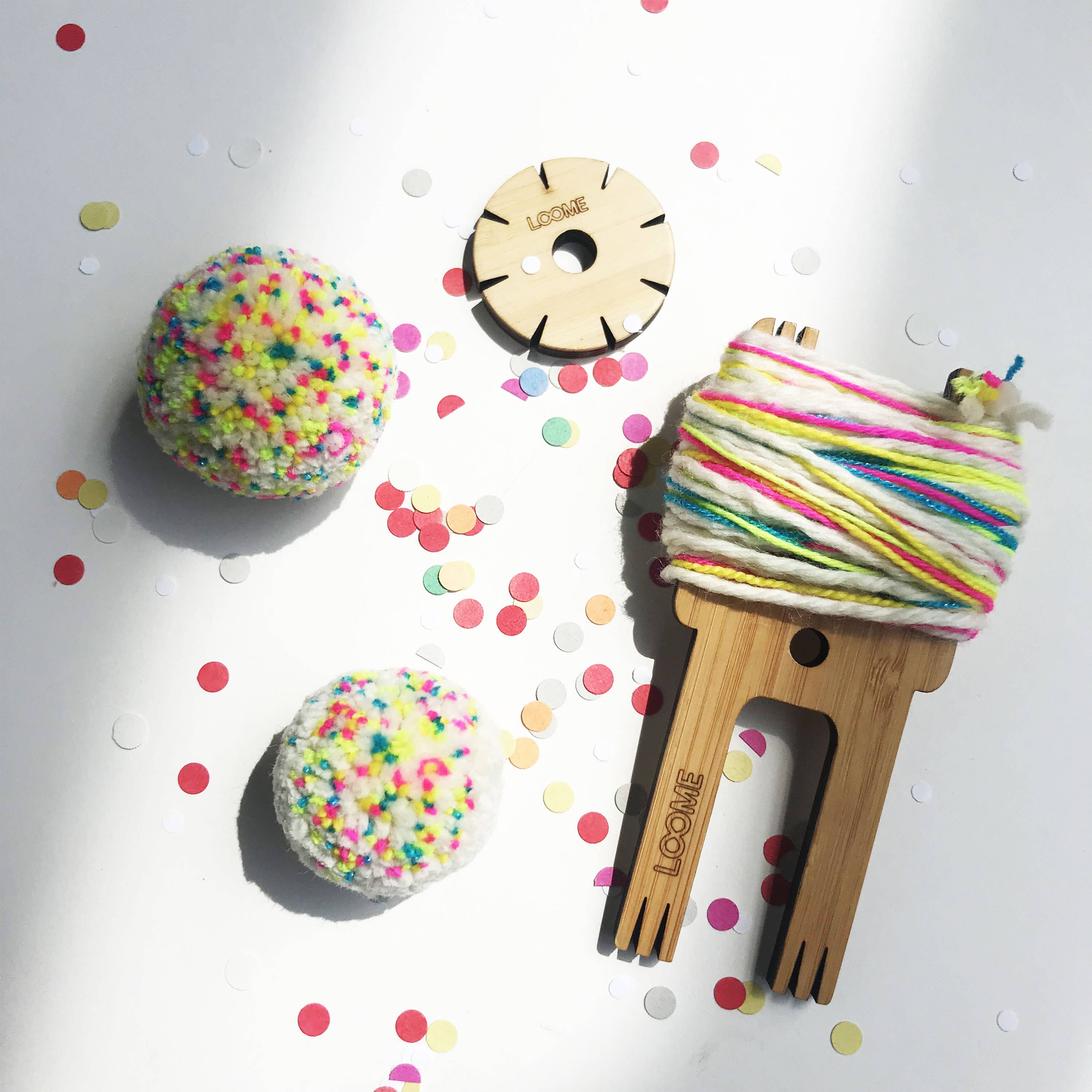 Loome - Venta al por mayor Kit de manualidades - 5-EN-1 Pom Pom Maker - Modelo de robot8