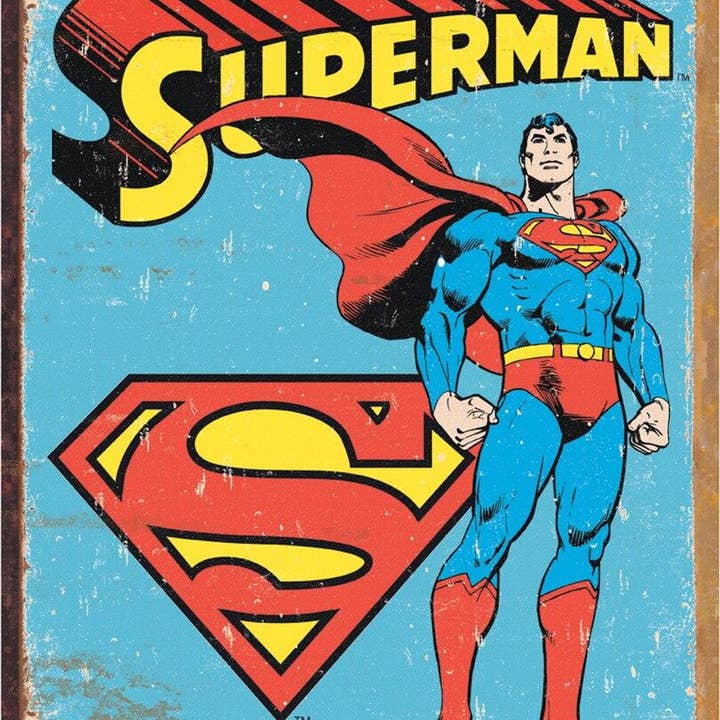 Cow Crack Wholesale - Wholesale Sign - Superman Tin Sign