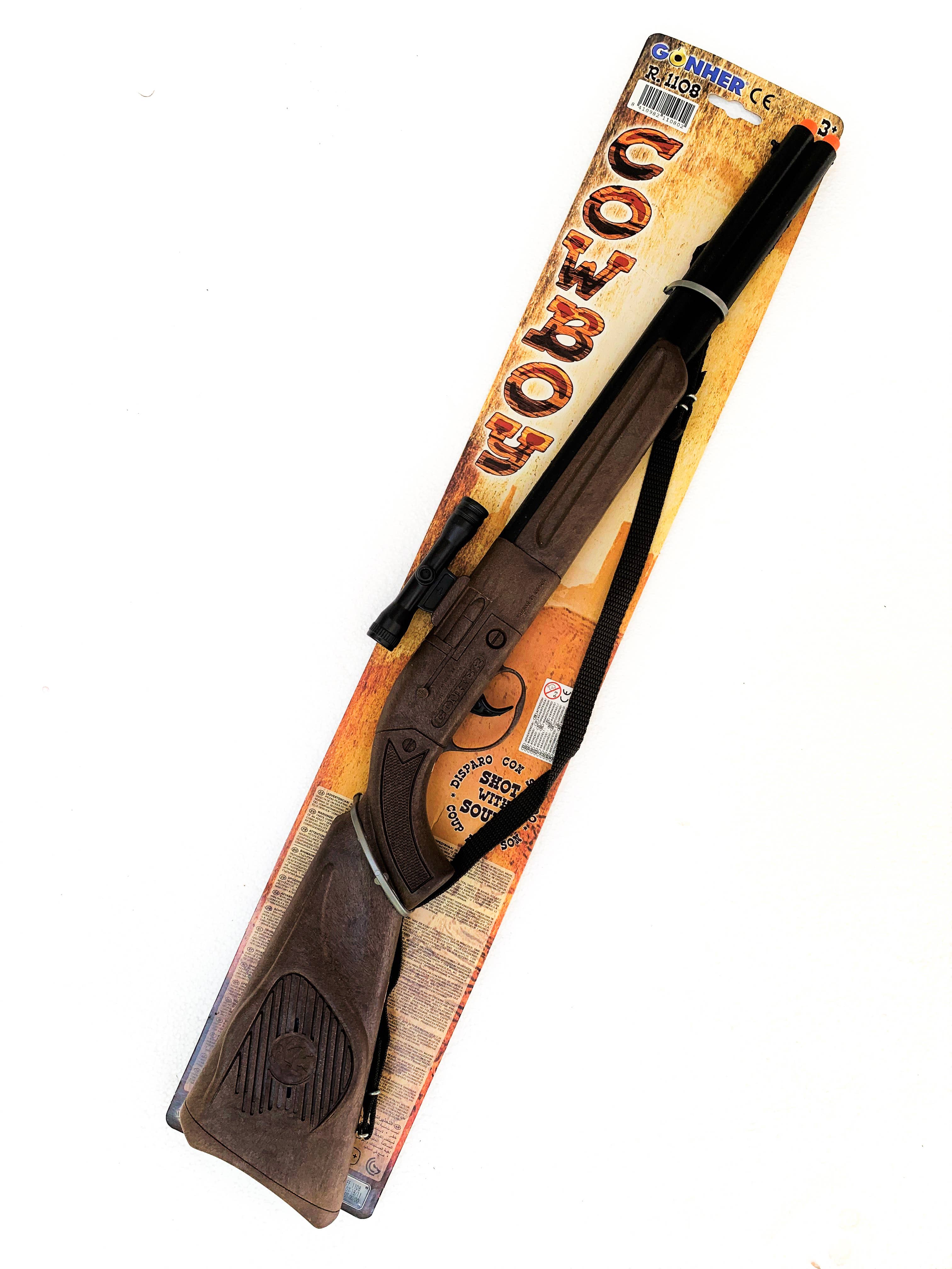 GonherCapGuns.com - Wholesale Classic Toy - Kids - Kids Cowboy Style 26" Long Rifle with Scope 0