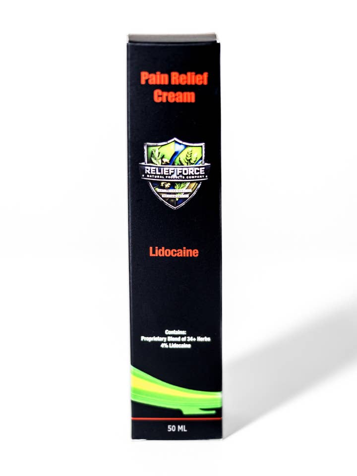 Force de Soulagement 4% Lidocaïne - Pompe & Format Voyage pour la vente par Natures Light