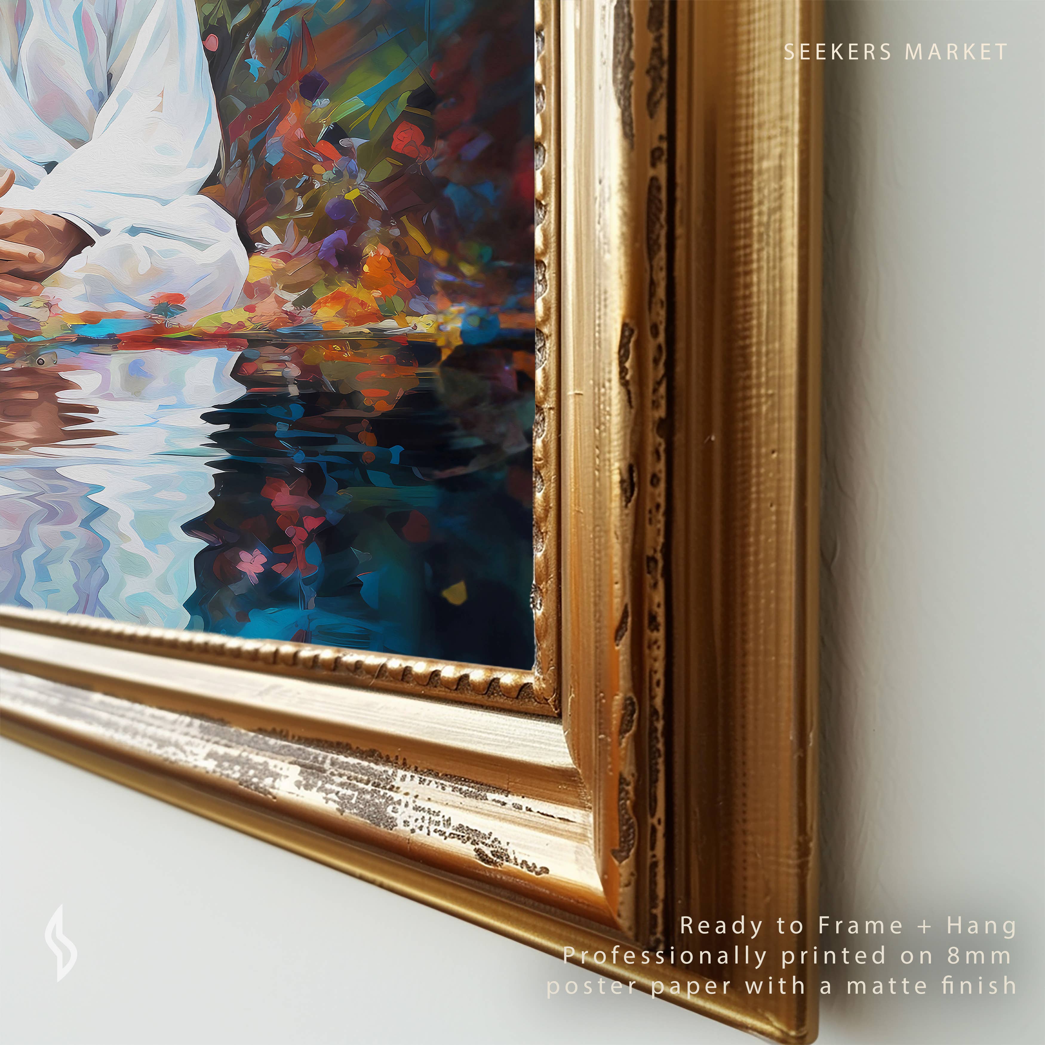 Spiritual Art Supply – wholesale Konsttryck – Jesus Water Prayer konsttryck, P-RCJ24 alla storlekar, affisch7