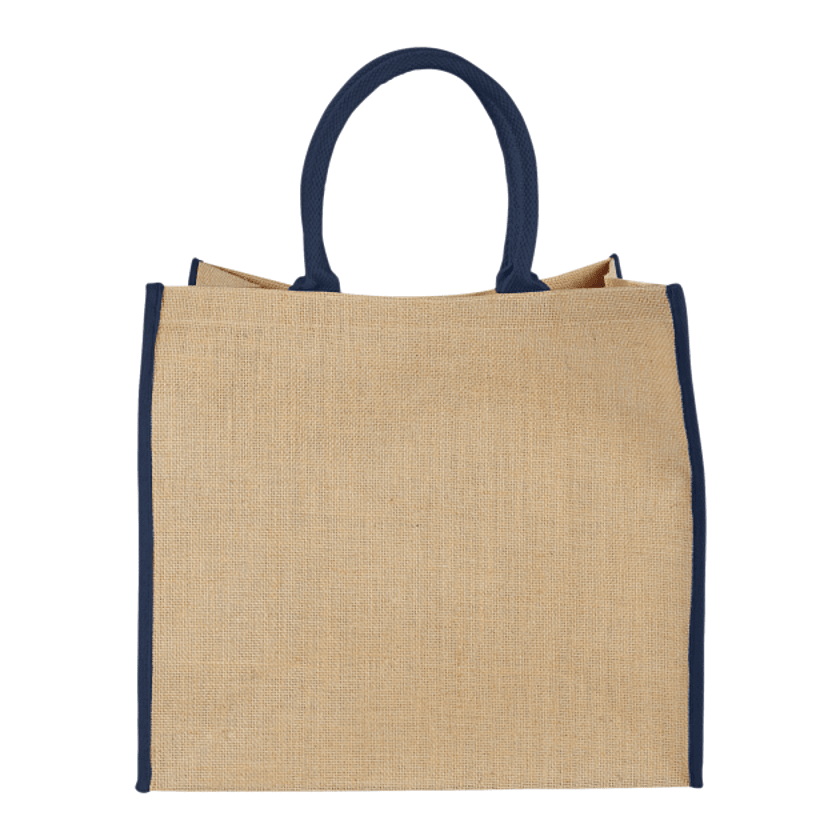 Mercantile 12 - Wholesale Tote Bag - Unisex - Custom Brand/Logo Jute Tote with Contrast Rope Handle1