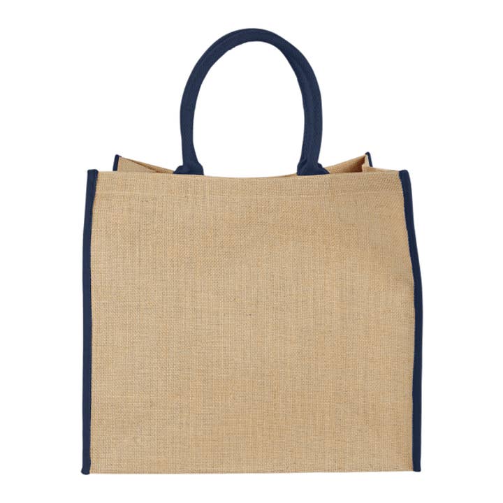 Mercantile 12 - Wholesale Tote Bag - Unisex - Custom Brand/Logo Jute Tote with Contrast Rope Handle1