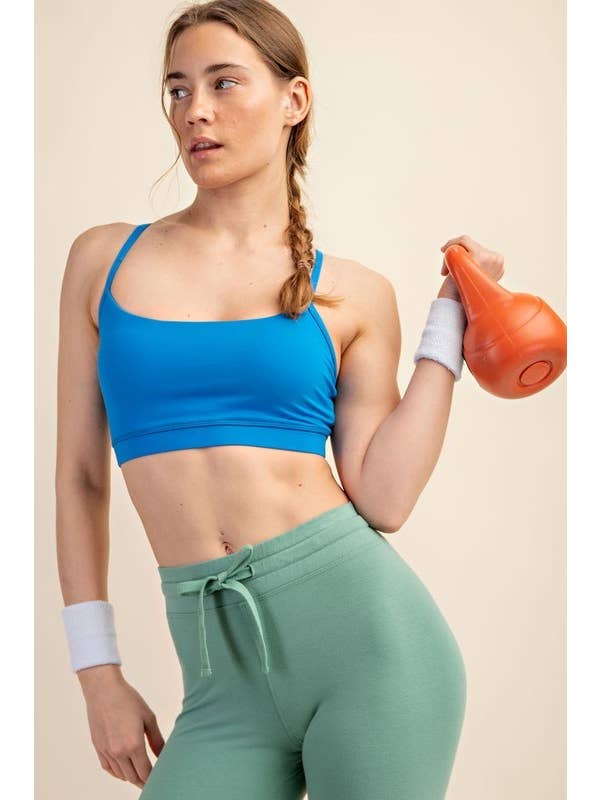 Sunday Morning - Wholesale Sports Bra - Women's - T479937 RACER BACK RECYCLED BUTTER SOFT BRA TOP16