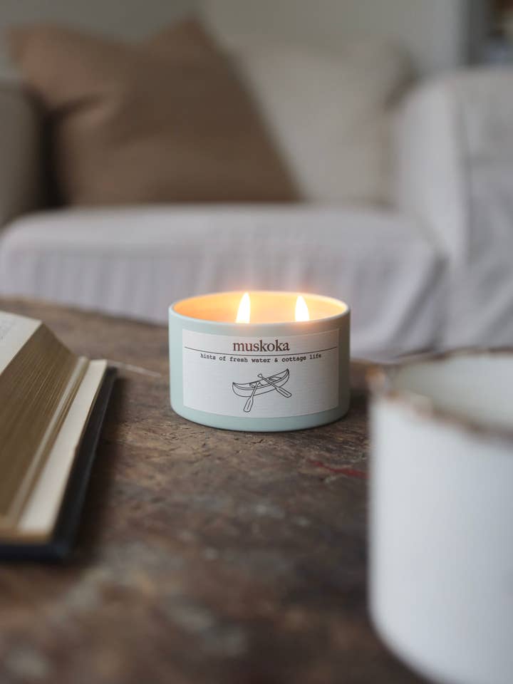 Muskoka stearinlys for engroshandel hos Drip Candle Studio