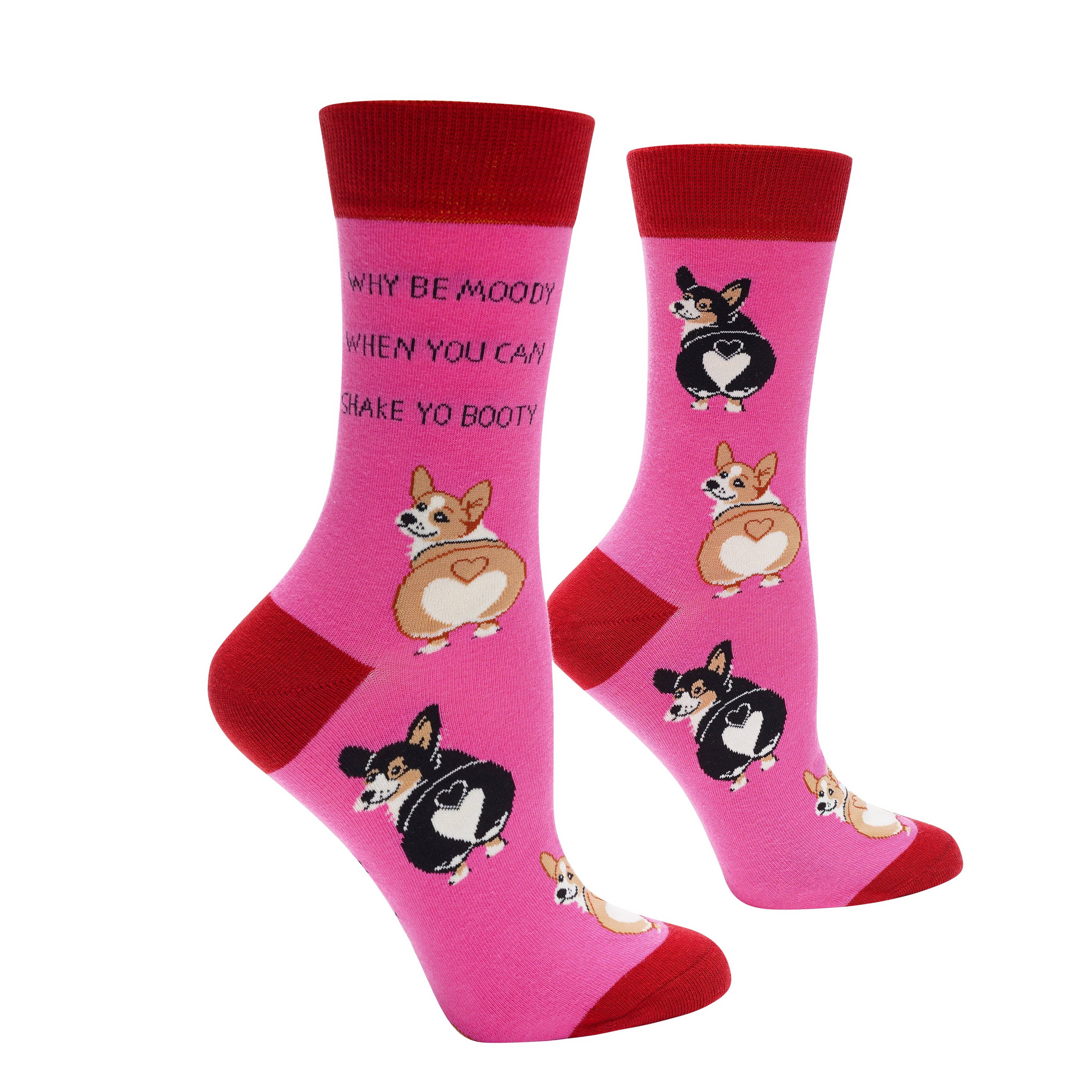Shoc Joc Apparels Ltd – wholesale Socks – Women's – Why Be Moody When You Can Shake Yo Booty0