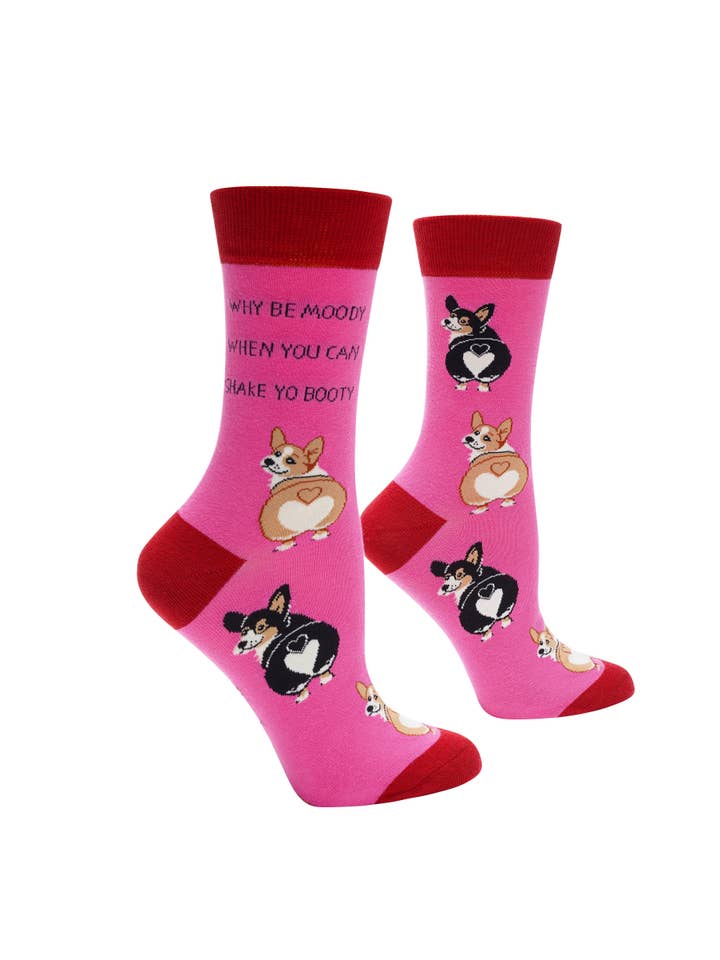 Shoc Joc Apparels Ltd – Großhandel Socken – Damen – Warum launisch sein, wenn du deinen Hintern schütteln kannst