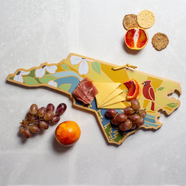 Totally Bamboo - Wholesale Cutting Board - North Carolina Cutting Board with Artwork by Summer Stokes
