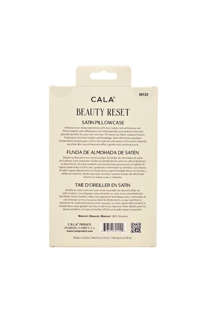 PINEAPPLE Beauty - Wholesale Bedding Pillowcase/Sham - CALA 69122 Champagne Beauty Reset 2 Satin Pillowcase - 6  3