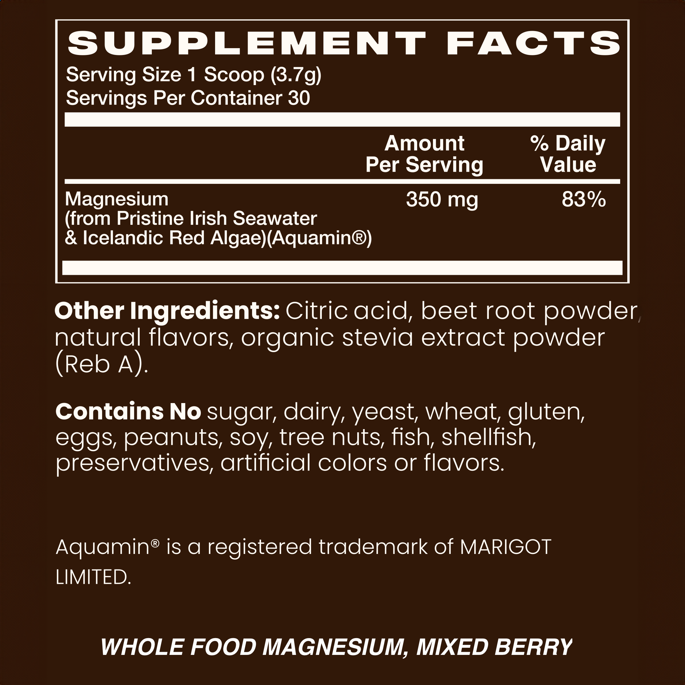 HUA Wellness - Wholesale Powdered Health Drink - Whole Food Marine Magnesium Powder6