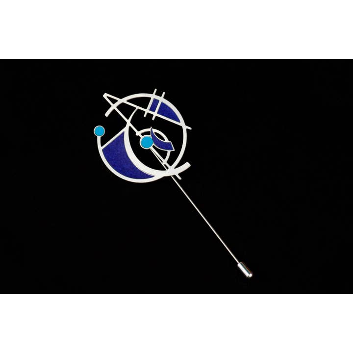 Broche Kandinsky 2 pour la vente par Joyas de Papel