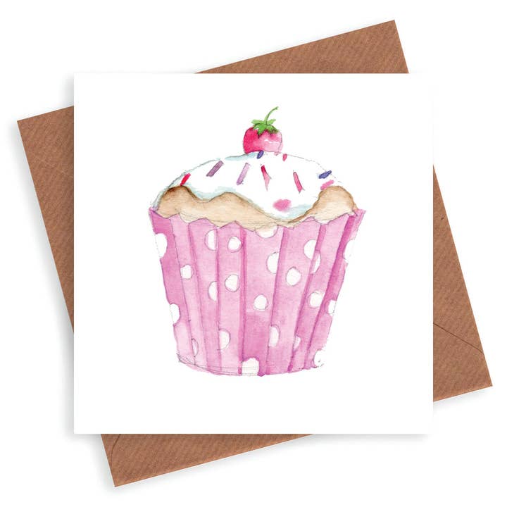 Carte d'anniversaire - Carte vierge - Cartes de tous les jours - Cartes de gâteau pour la vente par Crumble & Core