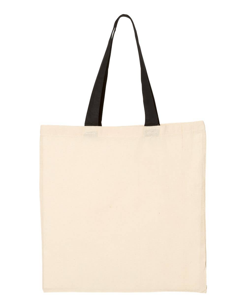 Lucky Avocado - Wholesale Tote Bag - Unisex - Economical Tote with Contrast-Color Handles9