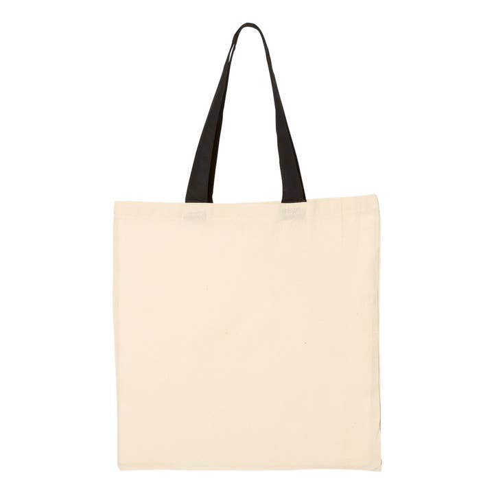 Lucky Avocado - Wholesale Tote Bag - Unisex - Economical Tote with Contrast-Color Handles9